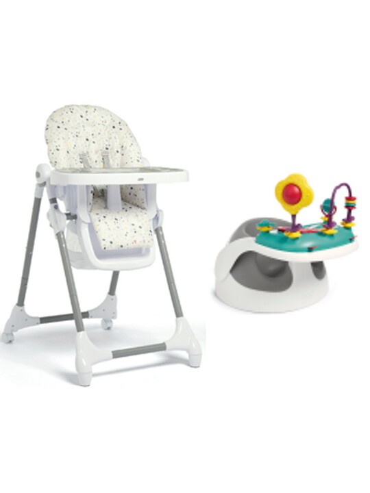 Baby Snug Grey with Snax Highchair Terrazzo image number 1